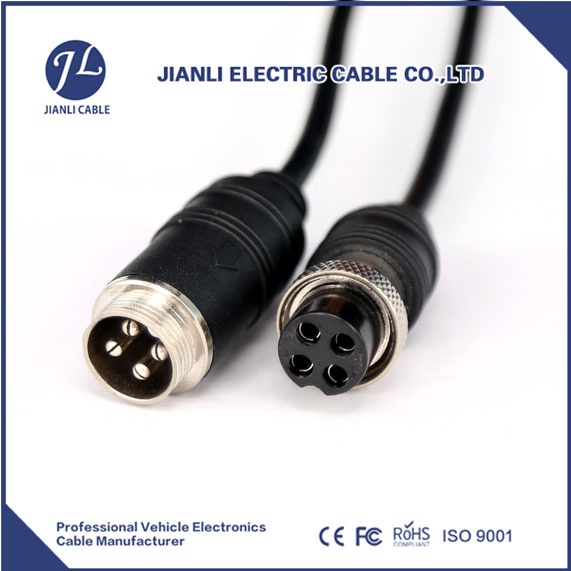 Customized Car Camera 4 Pin GX16 Vision Systems Cable Waterproof  Ring