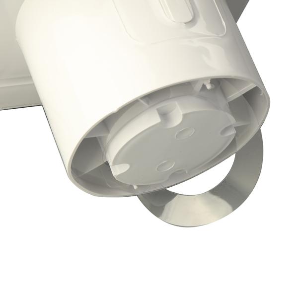 100mm Bathroom Ultra Quiet Ventilation Fan with LED Light Wall Mounted Exhaust Fan