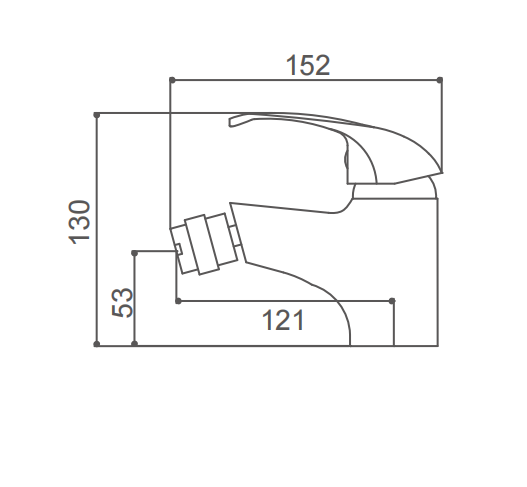 Copper Body Bidet Faucet Rotatable Cold Heat Electrified Silver