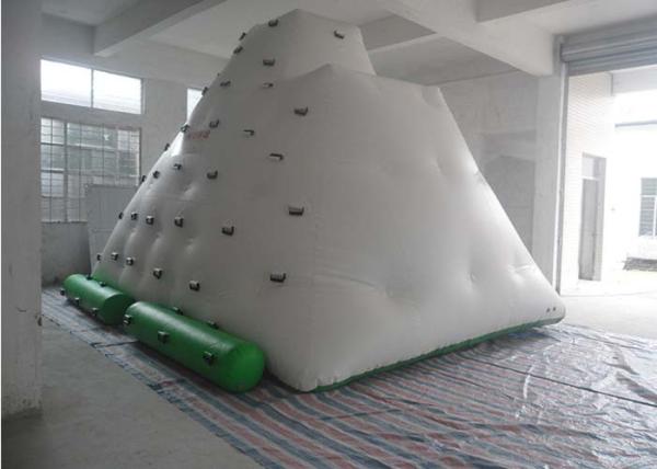 Heat - Welding Seams Inflatable Floating Slide 3*2.2*1.8m For Water Park / Lake