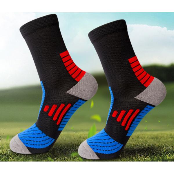Custom Youth Sports Soccer Socks professional Vs Compression Socks Polyester Towel Material