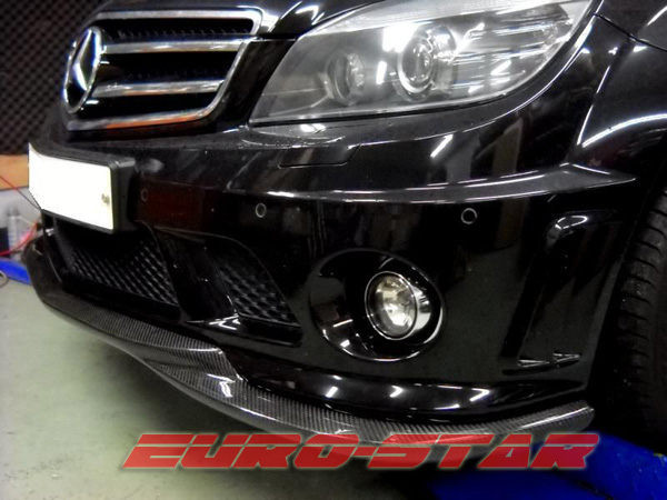 Губы фронта волокна углерода BENZ W204 GODHAND C63 AMG