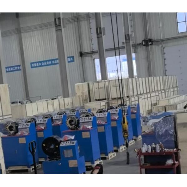 2 Inch 600T Crimping Force Rubber Hose Crimping Machine With 6-51mm Range And 10 Interchangeable Dies