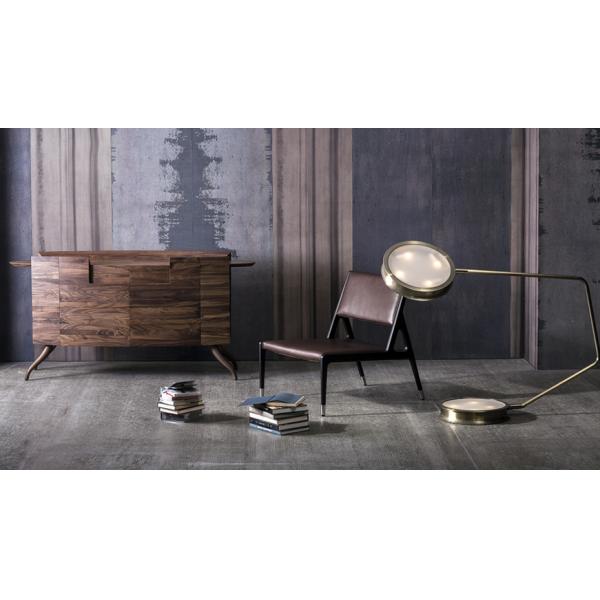 Contemporary Solid Wood Cabinets , Dark Brown Modern Wood Sideboard