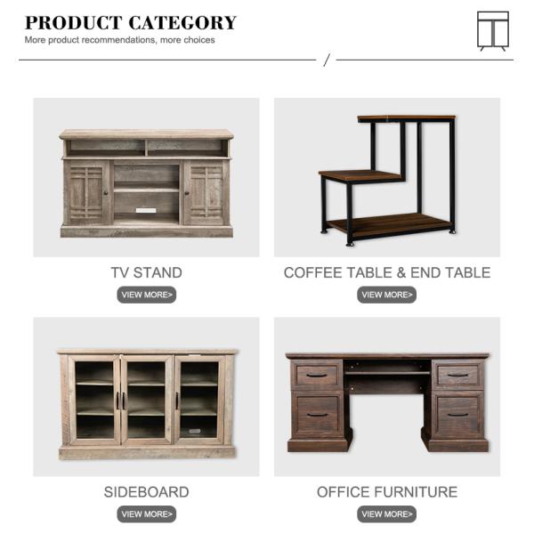 Farmhouse Entertainment Center TV Stand Luxury Modern Cabinet TV Console