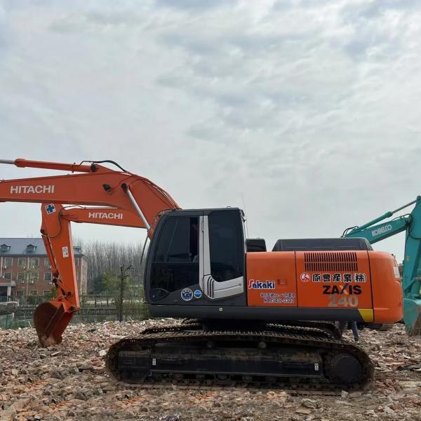 Used Hitachi ZX240 Hydraulic Crawler Excavator Second Hand 23.5 Ton Digger