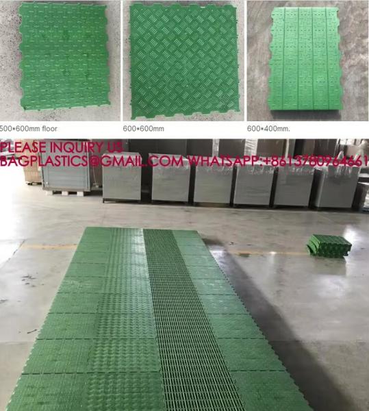 600*600mm Plastic Slats Blind Floor For Pig Farrowing Crate Equipment automatic pig injection