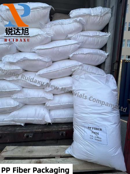 Polypropylene Fiber PP FIBER 6MM, 25UM for concrete or mortar，roads, bridges, underground waterproof projects and roof, walls, pools, basements of civil construction industrial.