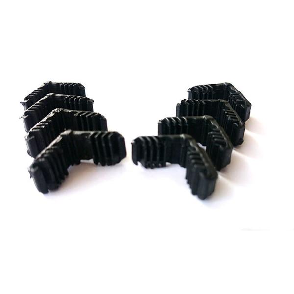 Double glass plastic connector for aluminum spacer bar