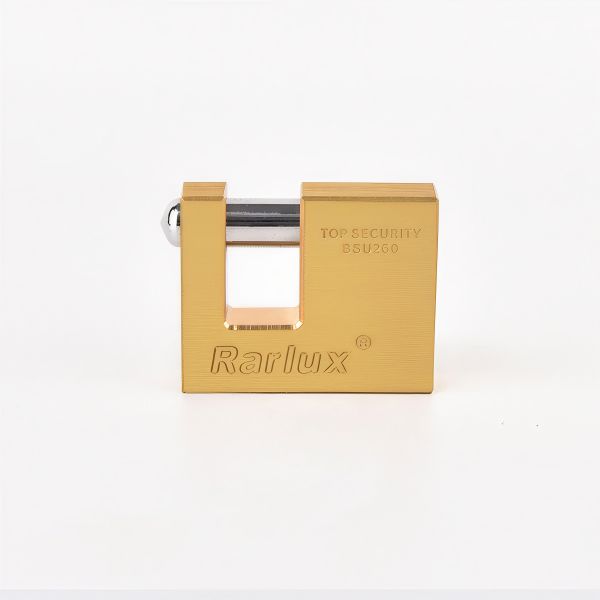 Rarlux Heavy Duty Anti-Rust Brass Rectangular Copper Padlock 70mm 90mm Waterproof Key Top Security Model WB Zhejiang China