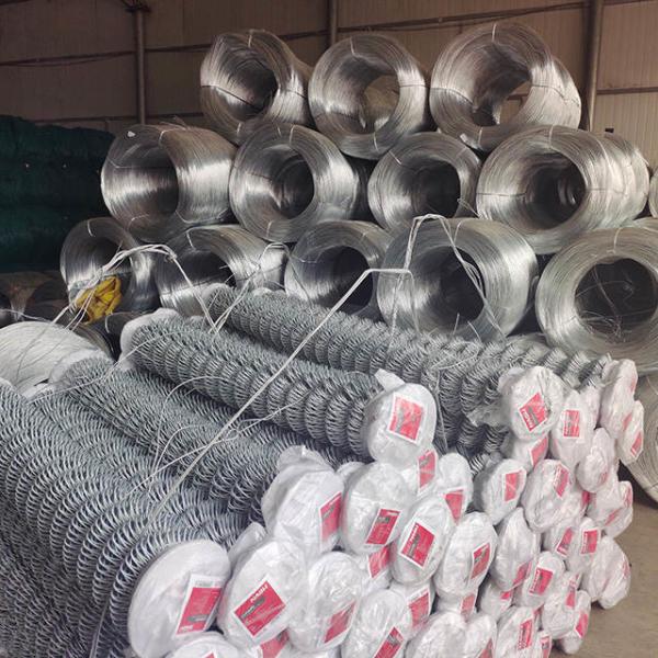 Galvanized Wire 304 316 PVC Coated Chain Link Mesh For Protection