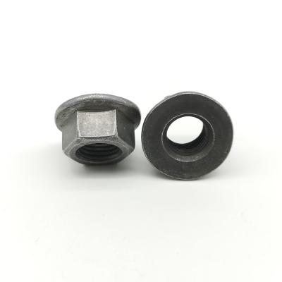 A cor do auto do ISO 4161 encanta a linha completa grosseira C45 da porca M10 da flange