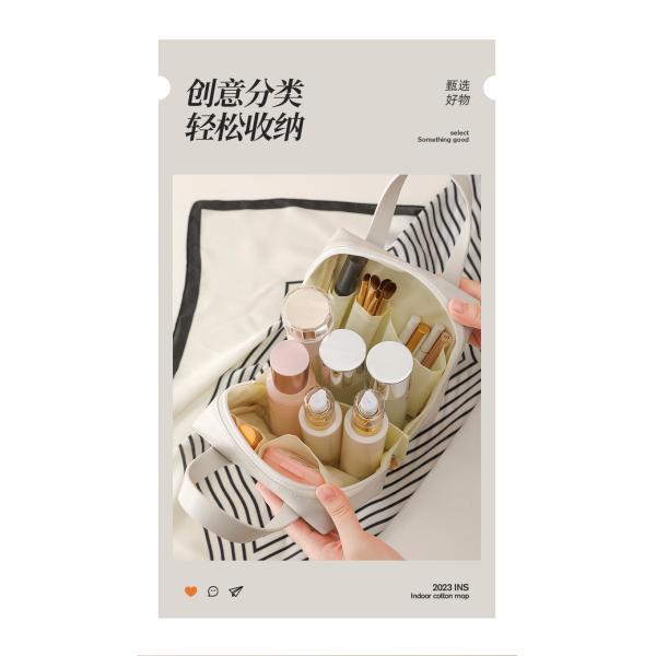 MAKEUP BAG 2023 Новый портативный большой вместимости водонепроницаемый путешественный портативный туалетные принадлежности и складские сумки для ухода за кожей