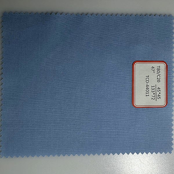 TC Polycotton Fabric 80/20 45*45 133*72 1/1 47'' Dyed Pocket Fabric Shirt Fabric Hemming Lining