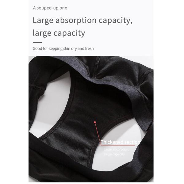 Nighttime Period Panties Underwear 4 Layer Leakproof Protective Menstrual Panties Bamboo