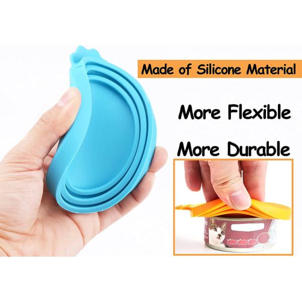 BPA FreeFood Can Lids Силиконовая коробка для кормления домашних животных для собак и кошек