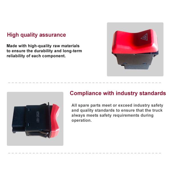 Emergency Alarm Switch 812W25503-6001 for Sinotruk Howo T7H SITRAK C7H