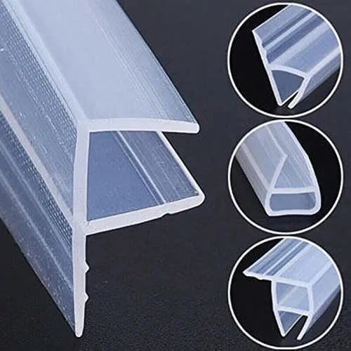 Glass Shower Door Seal Strip Frameless Weatherproof Shower Door Seal Strip Silicone Rubber
