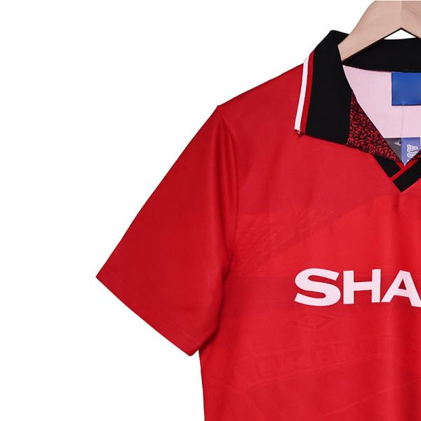1994-1996 Manchester United Home Retro Football Jerseys Classic Replica