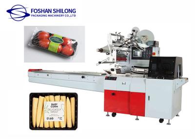 Machine à emballer végétale de salade de nourriture surgelée fraîche de fruit horizontale avec le plateau
