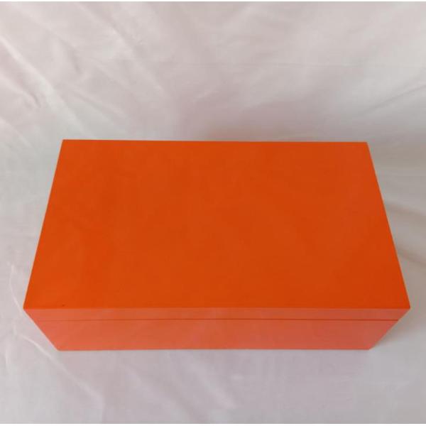 Orange Whiskey Wooden Wine Box Sustainable Materials For Packaging