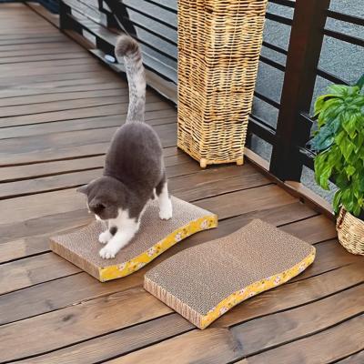 Custom Corrugated Cat Scratcher Sustainable Cat Scratching Posts And Boards