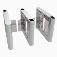 TCP/IP Communication Interface High Speed Gate Turnstile with Biometric Access Control and Card Reader 1400×160×1000m