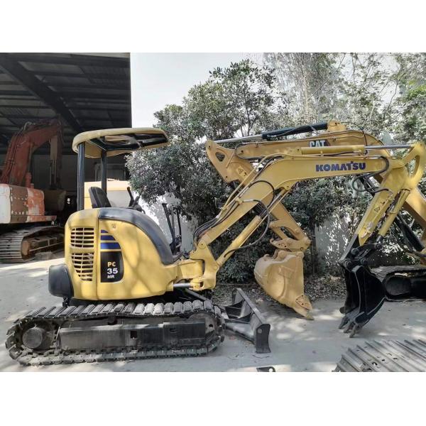 KOMATSU Hydraulic Cylinder Used Mini Excavator PC35 3.5 Ton Crawler Digger