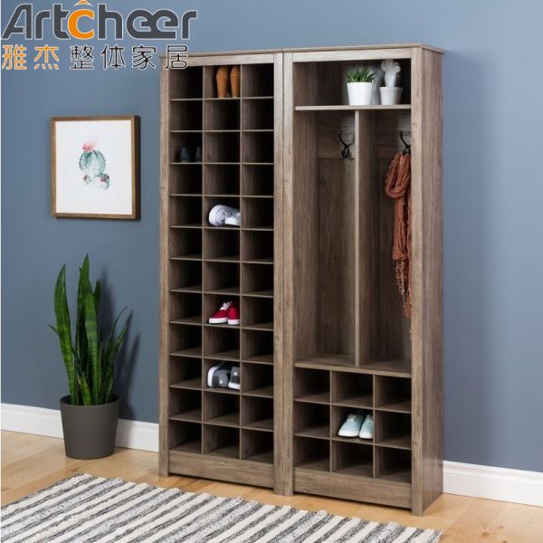 Modern Stylish Eco-Friendly Shoes Cabinet and Rack with Customized Size for Home and Office
