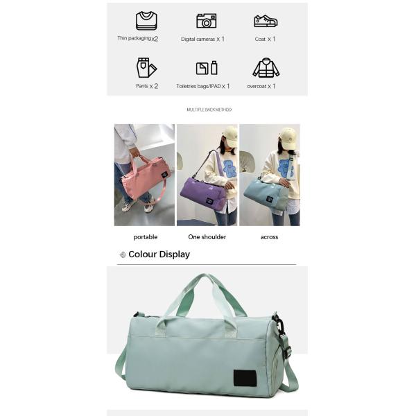 Sacs de sport étanches à l'eau pour hommes, femmes et enfants Sacs de voyage respectueux de l'environnement