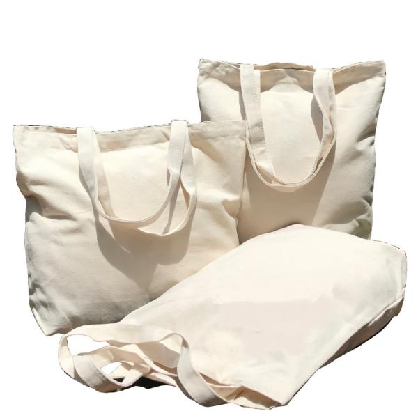 Canvas Grocery Shopping Bags with Handles Cloth Grocery Tote Bags organic cotton washable