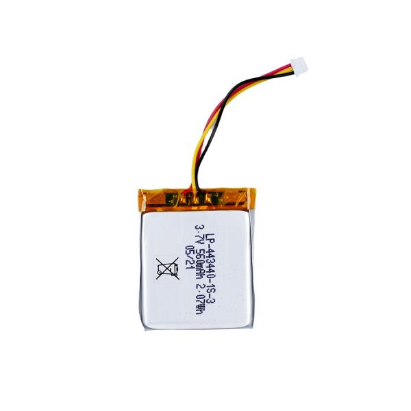 560mAh 3.7V Li Polymer Battery Pack LP-443440-1S-3M For Power Tools