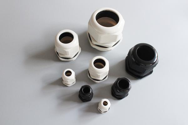 MG Series custom design different size grey and black PP or nylon waterproof cable glands