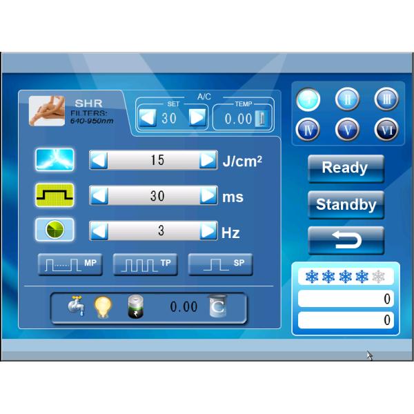 Безболезненный портативный лазерный аппарат IPL водонепроницаемый с воздухом Вода Ветер Полупроводниковый охлаждающий гель