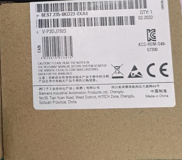 6ES7235-0KD22-0XA8 Siemens EM 235 Analog Input Module For Electronic Equipment Scope