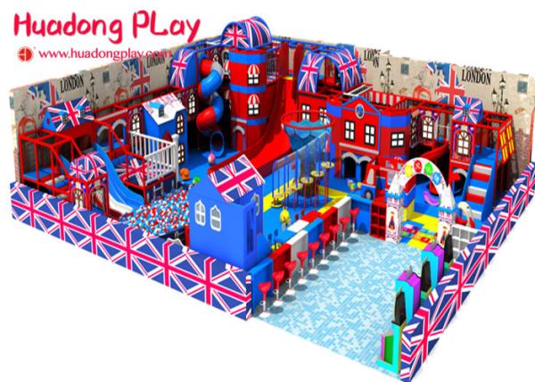 Naughty Indoor Playground Equipment , Large Size Indoor Playroom Equipment Castle