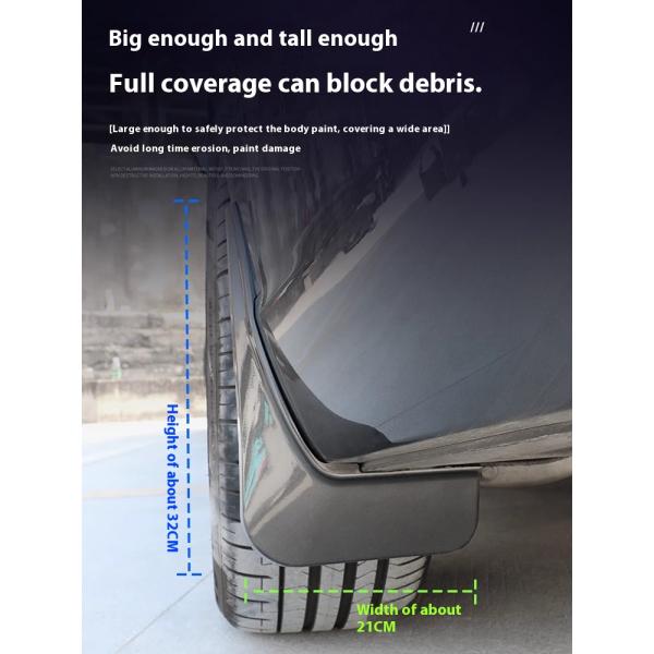 Lixiang Car Spare Parts 2024 Original Car Paint Exterior Accessories Fenders Mudguard Mud Flap Splash Guards L6 L7 L8 L9