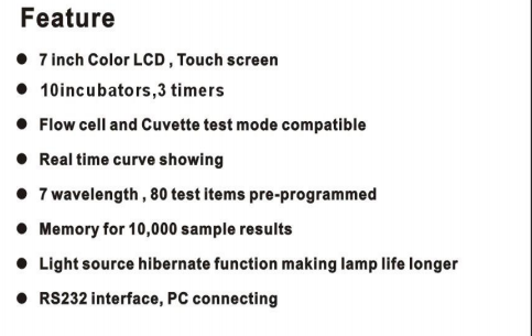 Medical Blood Analysis Machine Semi Automatic Blood Chemistry Analyzer CE