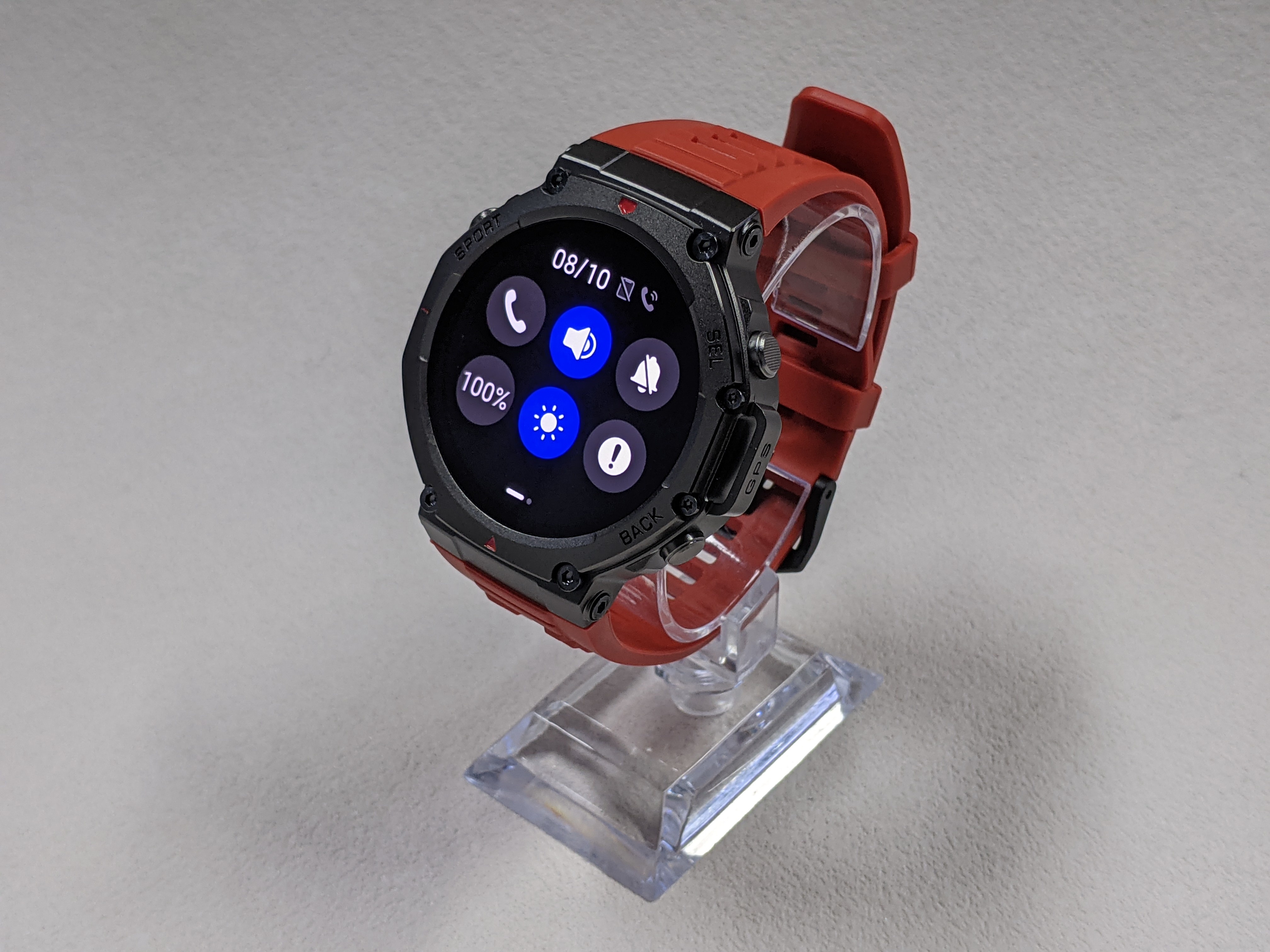 GPS Smart Watch 5ATM Waterproof Built-in 6 Frequency Outdoors Sports 1.43'' HD AMOLED