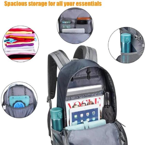 Les sports en plein air de résistant à l'eau léger voyagent augmentant le sac à dos avec la couverture de pluie