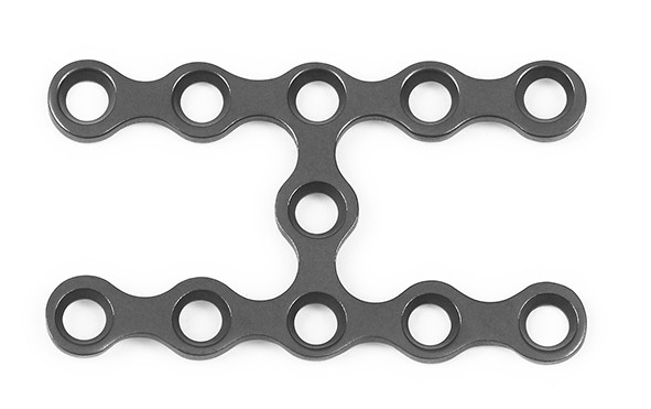 толщина h 1.0mm сформировала плиты титана на протезная хирургия 2.0mm HA