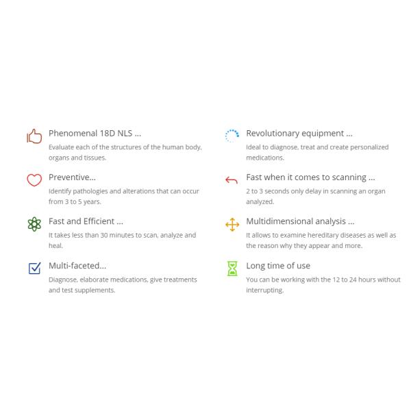 SSCH Hunter 4025 Metatron NLS System 18D NLS Clinical 11 Languages 1 Year Warrenty