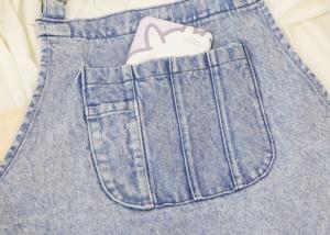 Cuisine lavée de denim faisant cuire le tablier pour le restaurant et le café et