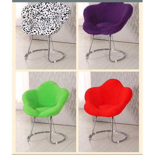 Commercial Modern Metal Chairs , Antique Upholstered Dining Chairs With Metal Legs