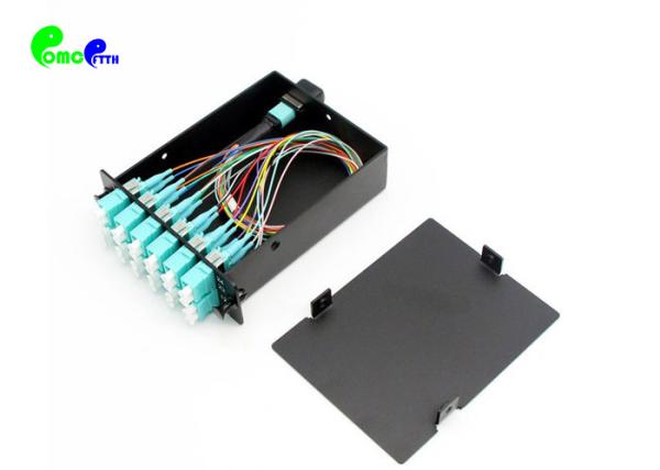 MPO MTP Cassette Low Power Penalties LC UPC Adapter With Desgined For 10G/40G Color Black