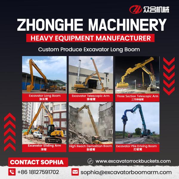 10M brazo deslizante para excavadora CAT320 retroexcavadora