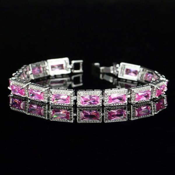 Women's Zircon rhinestone Bracelet high quality classic geometric nail design can open fashion accessories