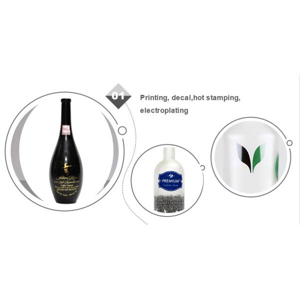 Custom 500ml 700ml 750ml Empty Liquor Wine Brandy Glass Bottle With Glass Cork for Vodka