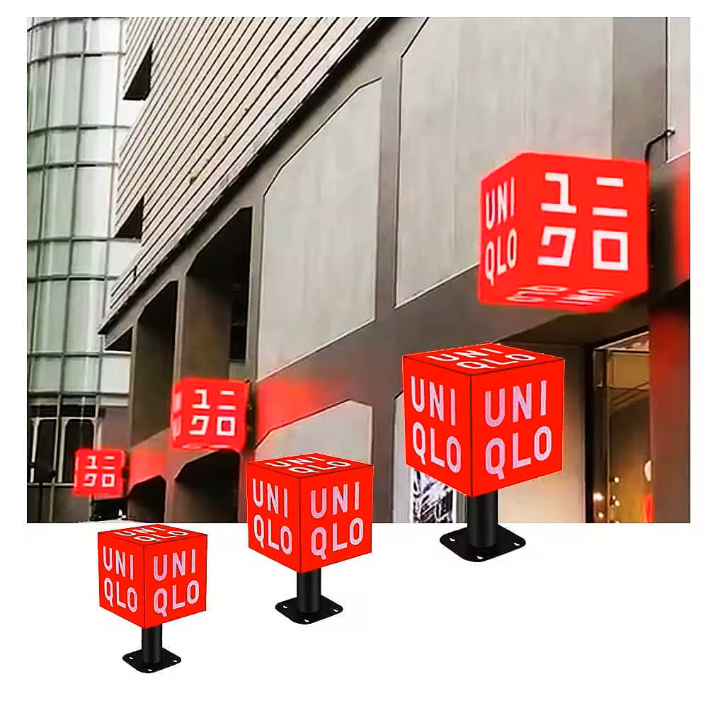 Led Cubic box LED Cube 3D Video Logo Magic Cube Display Screen Куб Рубика Экран рекламы Led Display