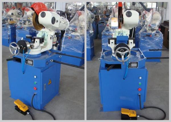 Pneumatic Steel Tube Cutting Machine , Metal Circular Sawing Auto Pipe Cutting Machine